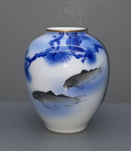 Fukagawa arita porzellanvase - fukagawa,