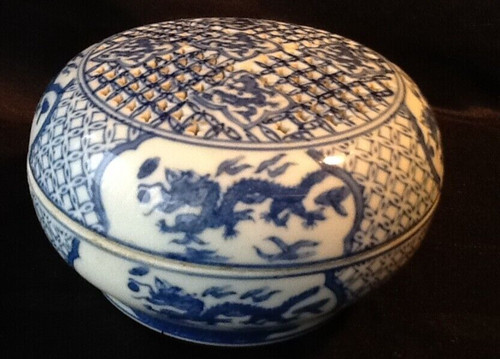 China drache blau weiß - drache,
