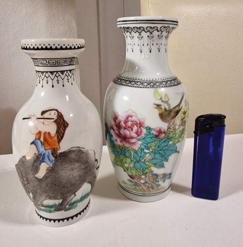 Chinesische vase vogel blumen - chinesische,
