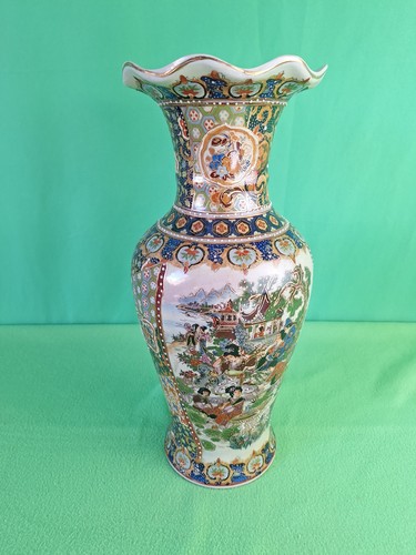 Große vase satsuma stil - vase, ·