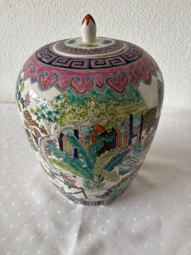 Chinesische deckelvase aus - chinesische,