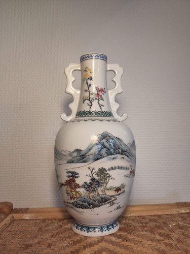 Chinese porcelain vase - porcelain,