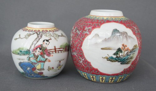 Porzellan dose vase - dose,