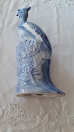 Chinesischer blaue pfaufigur - chinesischer,