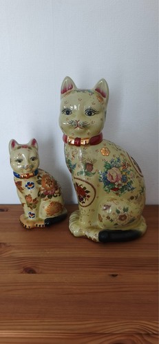 Chinesische katze porzellan - chinesische,
