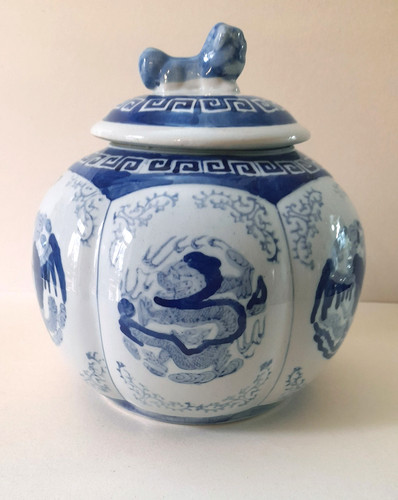 Chinesische deckelvase - chinesische,