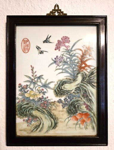 Chinesische porzellanplakette - chinesische,